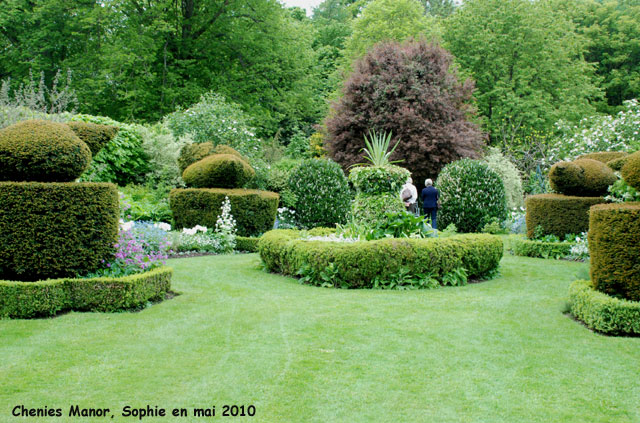Chenies Manor: jardin blanc