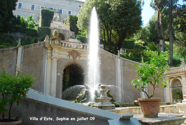 Villa d'Este: fontaine des dragons