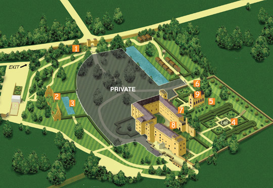 Sudeley Castle: plan