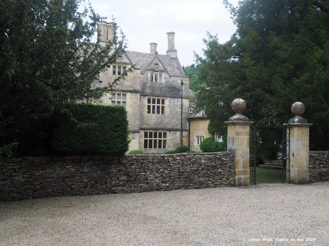la grille à l'entrée d'Upton Wold
