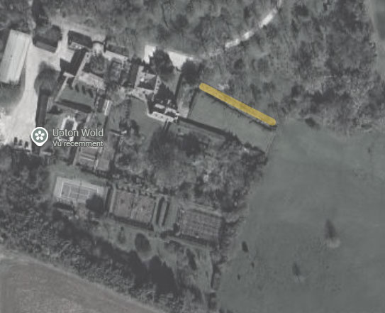 Plan de la prairie aux marguerites à Upton Wold