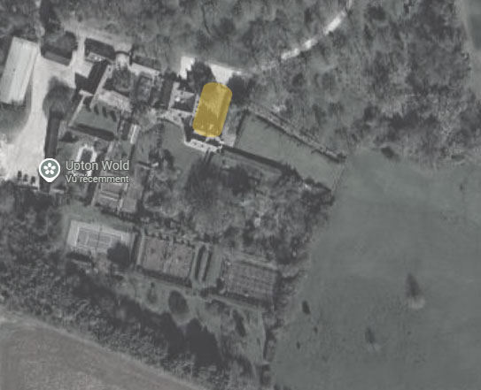 Plan de la prairie aux marguerites à Upton Wold