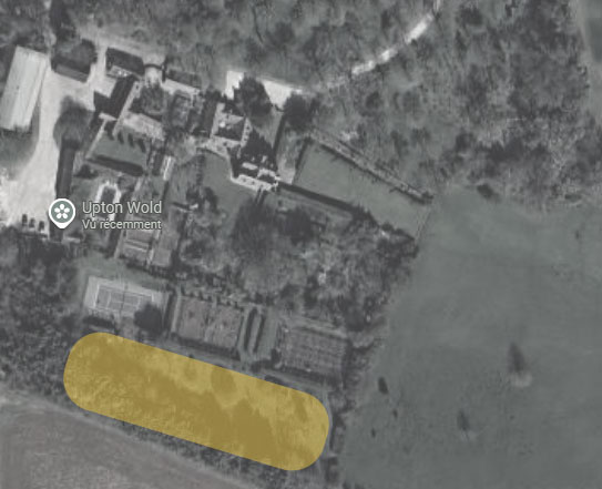 Plan de la prairie aux marguerites à Upton Wold