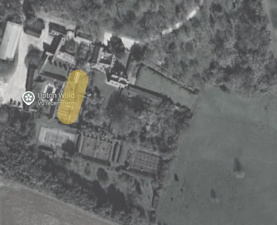 Plan de la prairie aux marguerites à Upton Wold