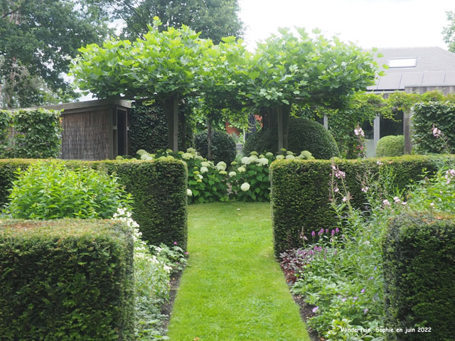 Jardin d'ombre à Vlindertuin