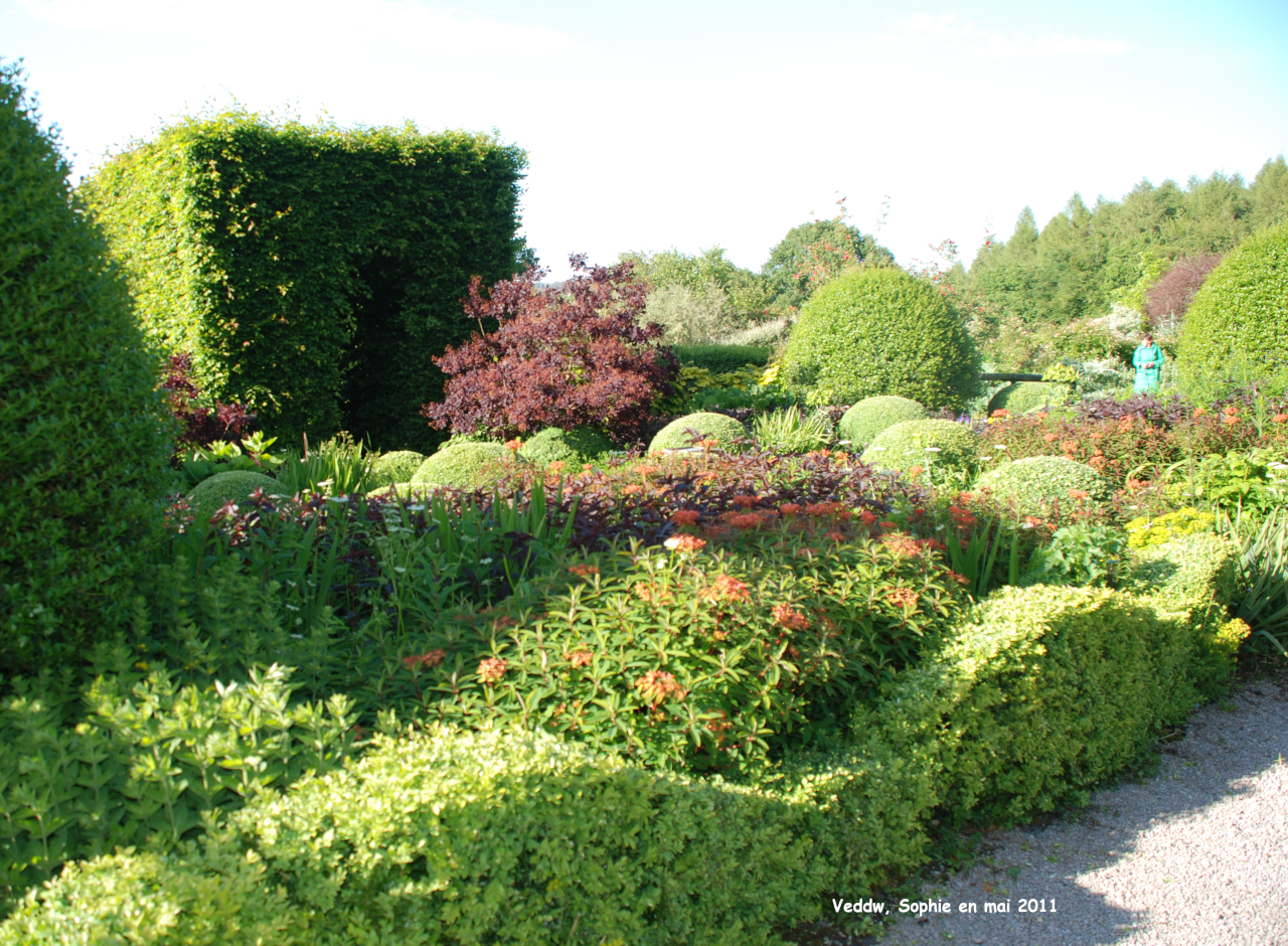 Veddw: le jardin de devant